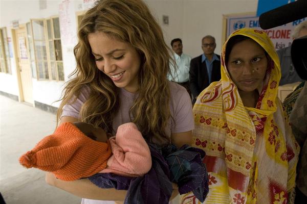Unicef goodwill ambassador Shakira advocates for early childhood development