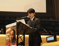 Wang Yuan speaks up for youth at the United Nations Youth Forum in New York